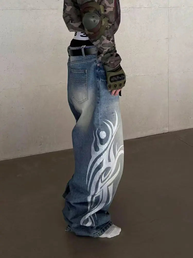 Jeans Tribal Flame Pink – LLR