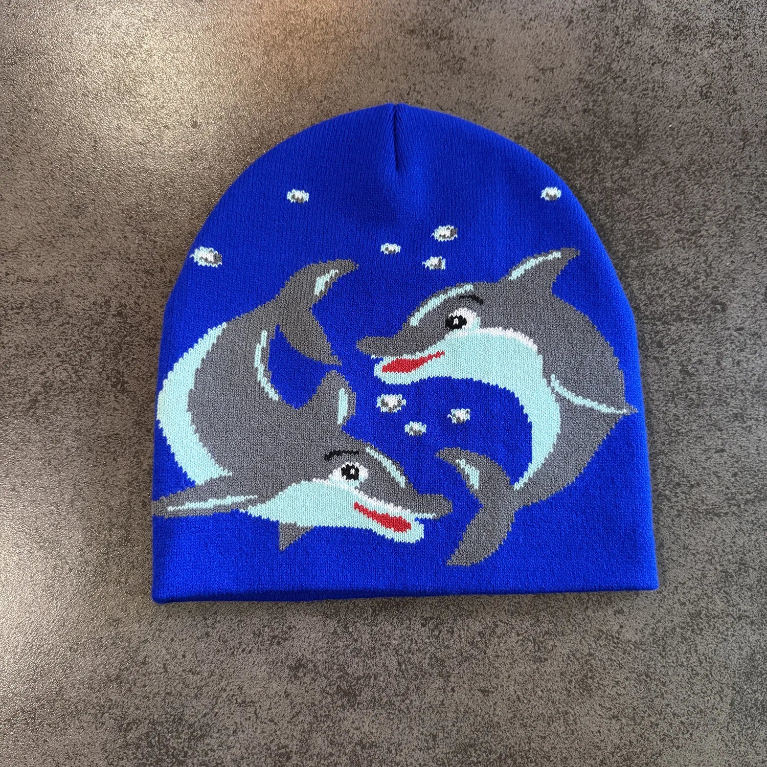 Star Pattern Knit Hat Jacquard