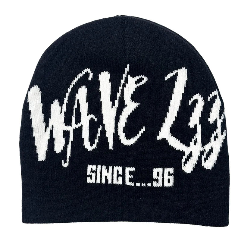 Star Pattern Knit Hat Jacquard