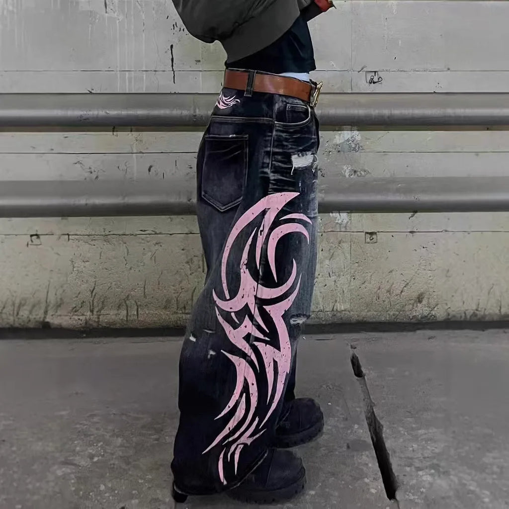 Jeans Tribal Flame Pink – LLR