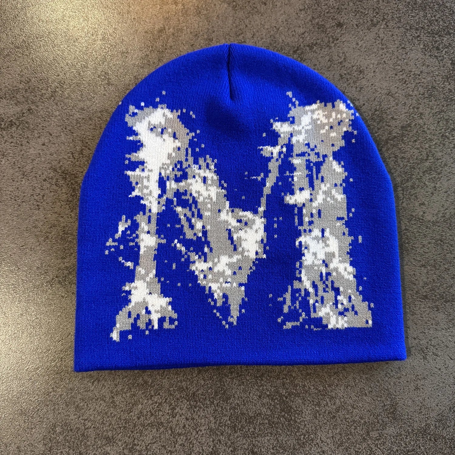 Star Pattern Knit Hat Jacquard