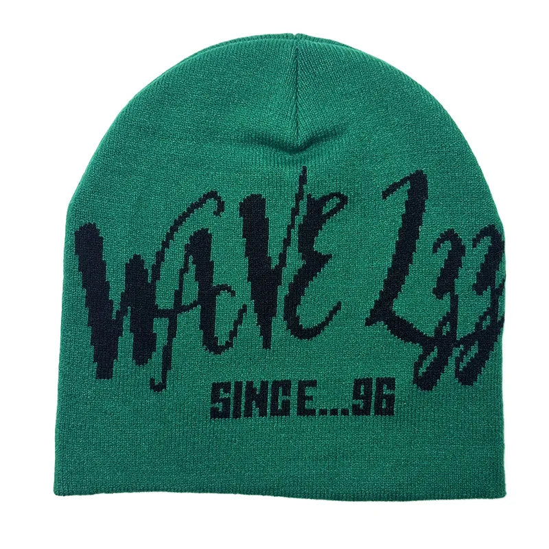 Star Pattern Knit Hat Jacquard