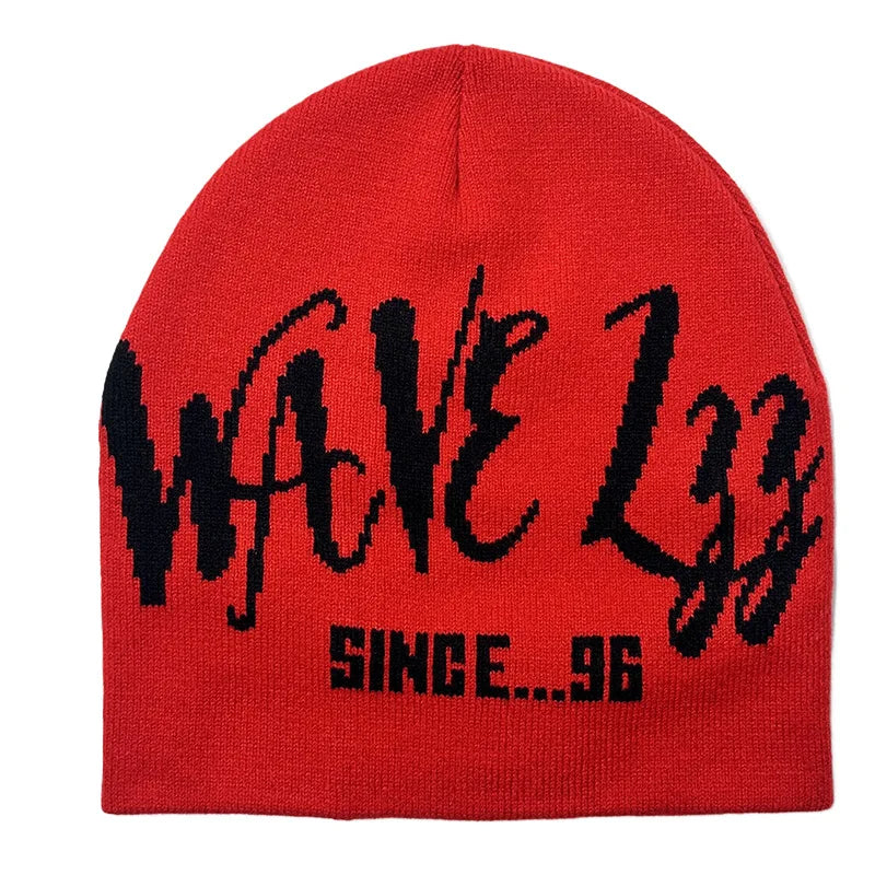 Star Pattern Knit Hat Jacquard