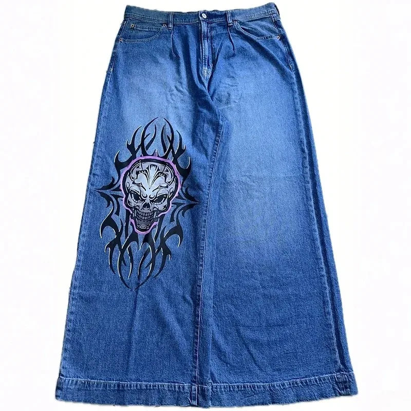 leg jeans streetwear hip hop American fashion Casual jeans